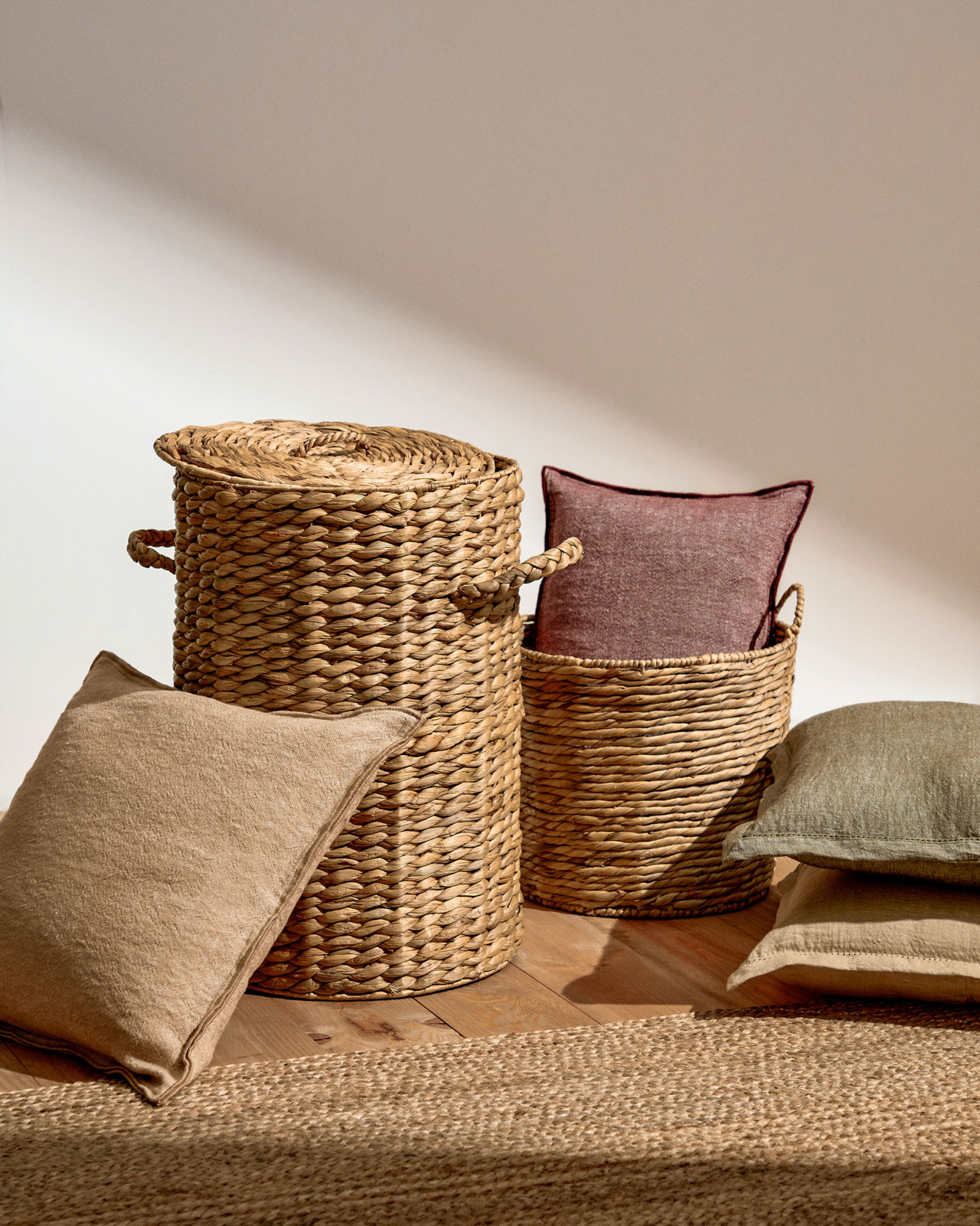 Yessira Корзина для белья из натурального волокна 55 см La Forma 148936