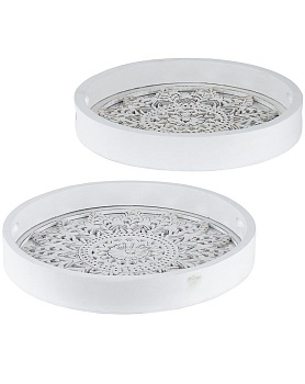 Подносы декоративные, набор Glasar 48943