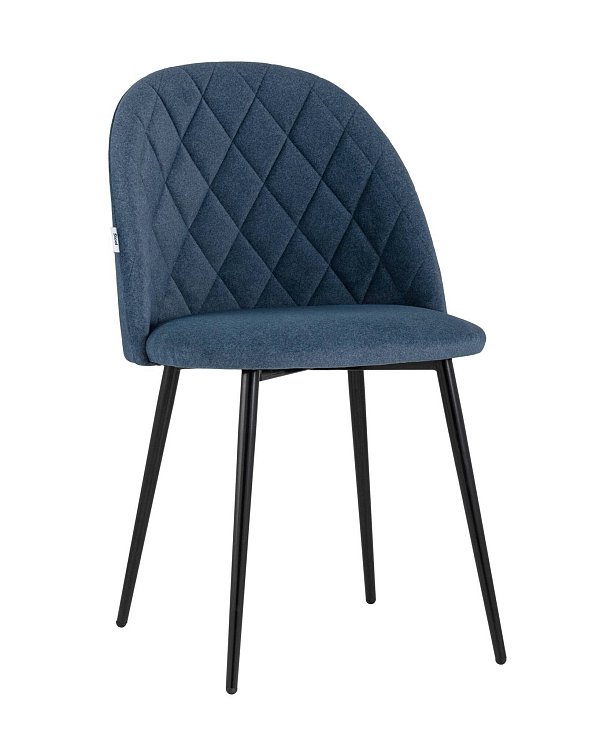 Стул Марсель микровелюр темно-синий Stool Group