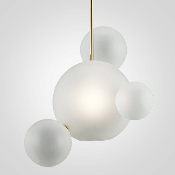 Подвесной светильник GIOPATO & COOMBES BOLLE BLS LAMP white glass 4 by ImperiumLoft