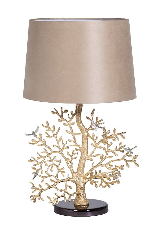 Лампа настольная Дерево (бежевый плафон) Garda Decor 69-818021