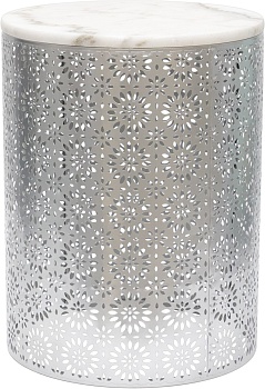 Столик интерьерный с белым мрамором Glasar 54-207