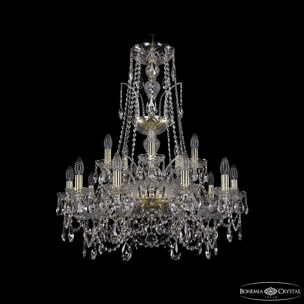 Люстра хрустальная 1411/10+5/240/XL-86 G