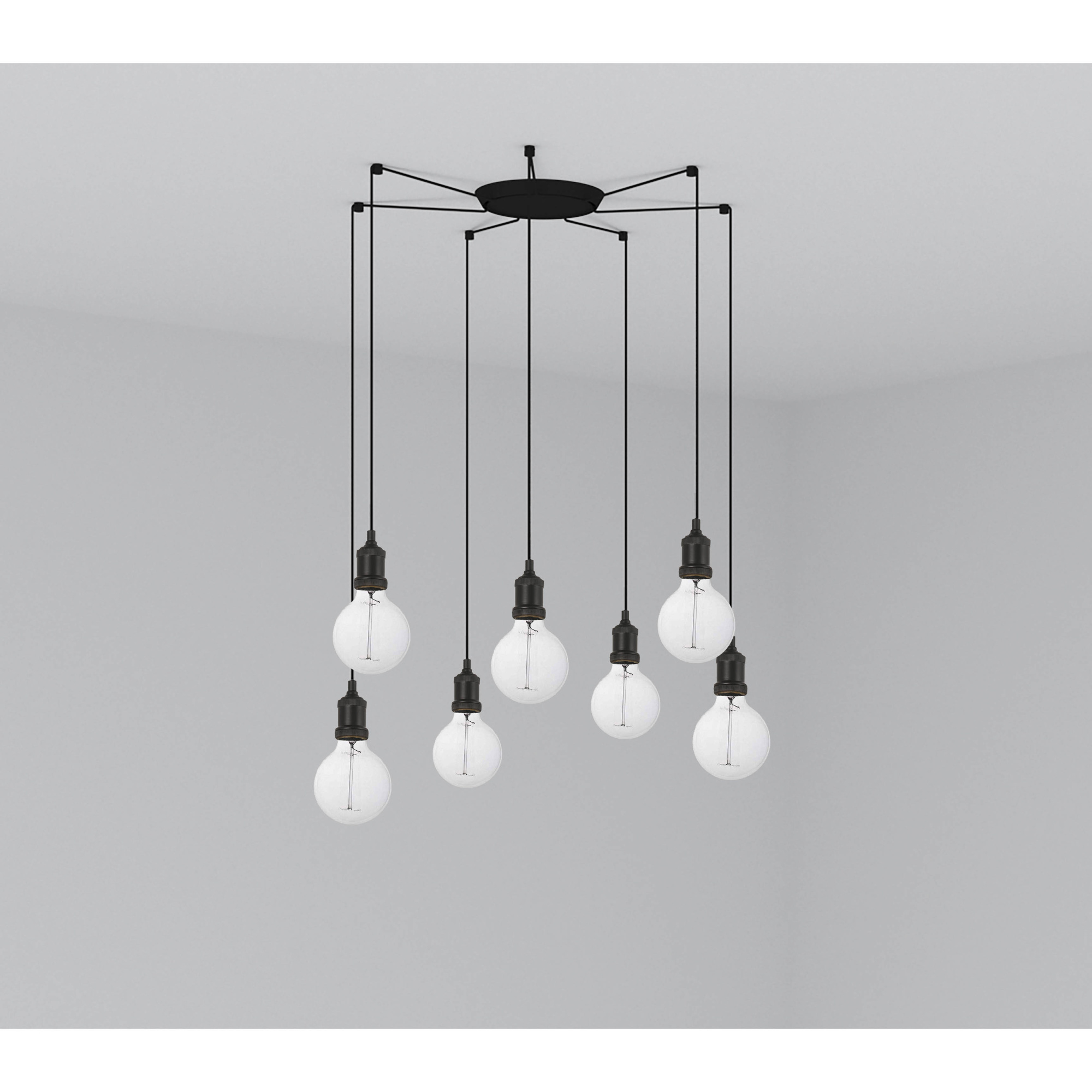 Люстра Art 7L черная Faro