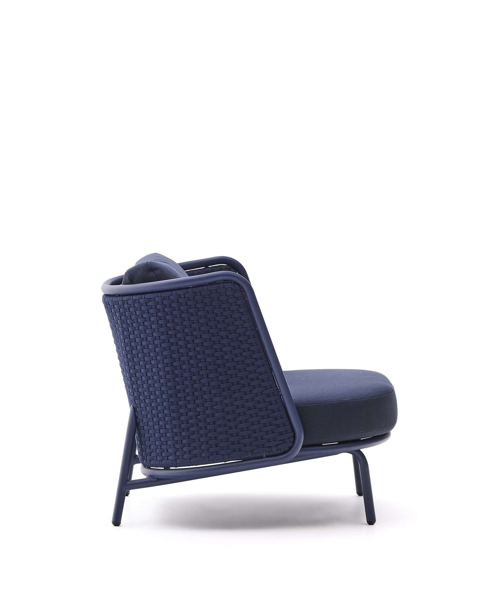 Уличное кресло Sedalis из алюминия и веревки синего цвета La Forma (ex Julia Grup)