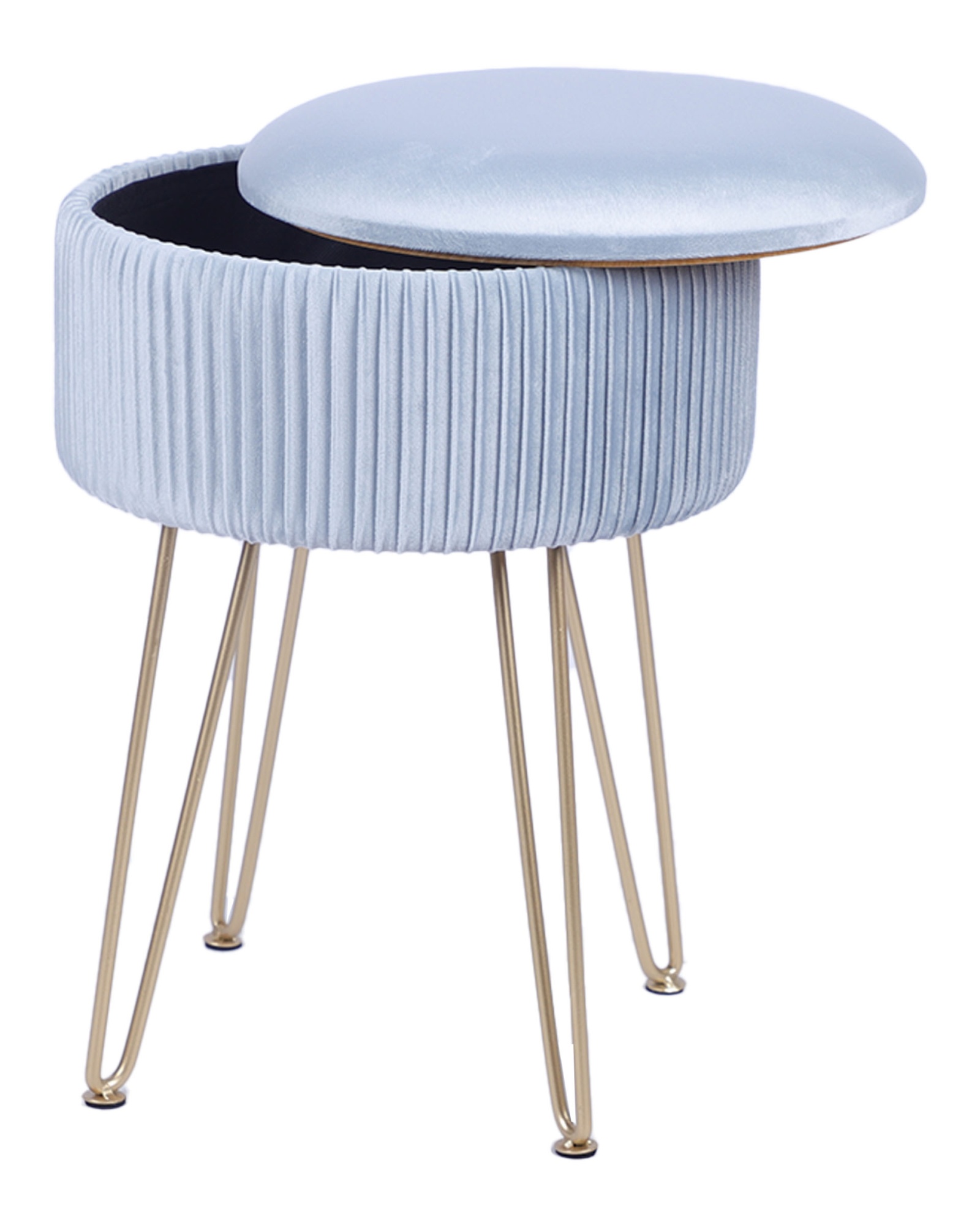 Пуф Астор светло-голубой Stool Group