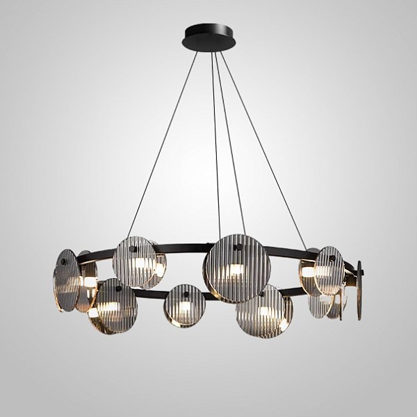 Подвесная люстра RUTGER R D80 Black by ImperiumLoft