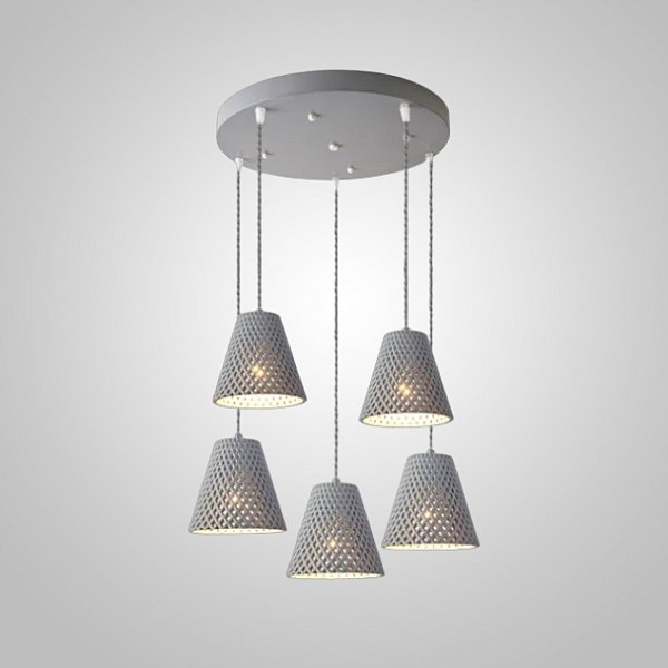 Подвесной светильник HASSA D60 Grey by ImperiumLoft