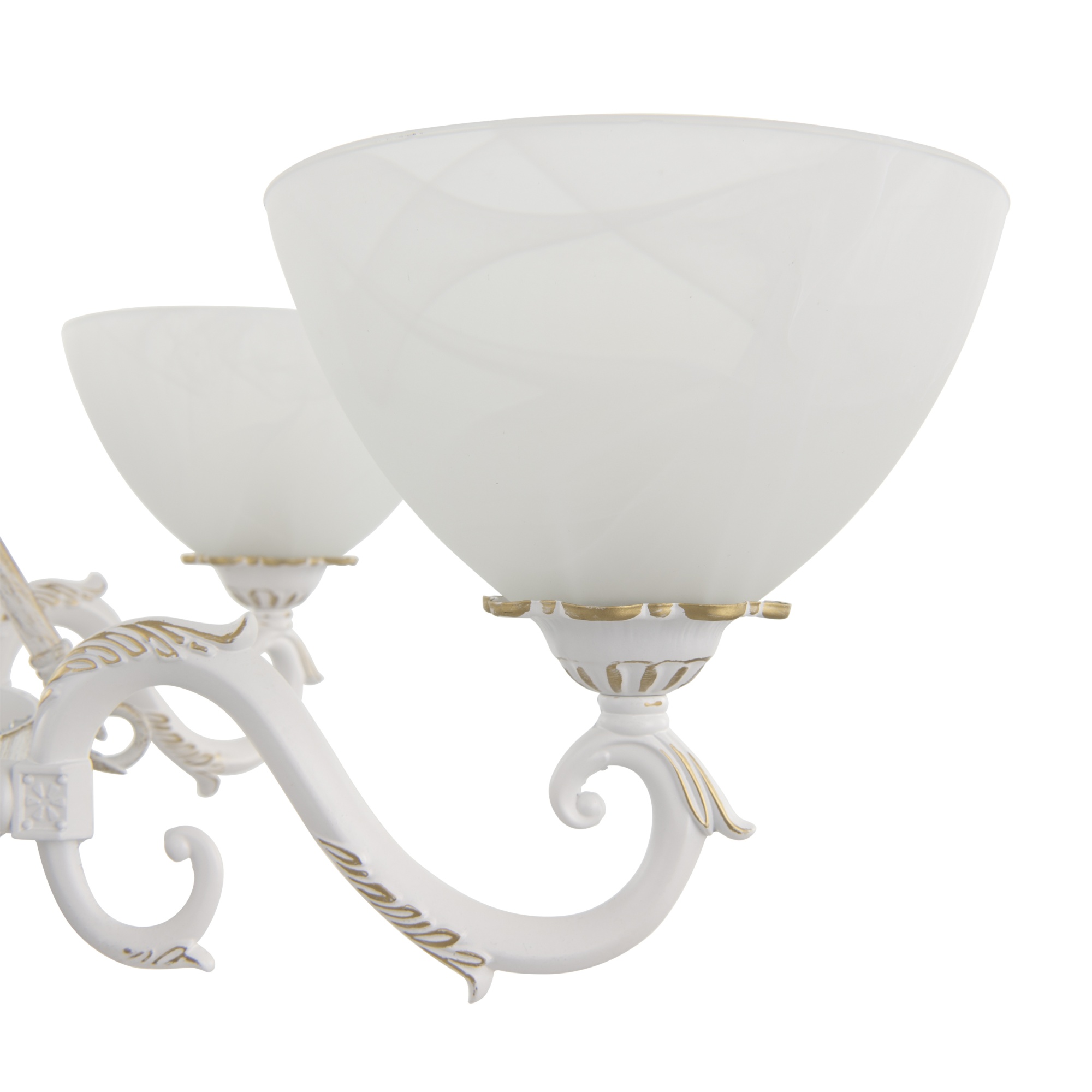 Люстра с плафонами 340518/6-3 WT+G Arte Milano