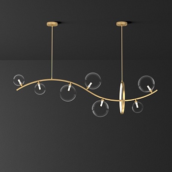 Потолочный светильник MELODY WAVE L130 by ImperiumLoft