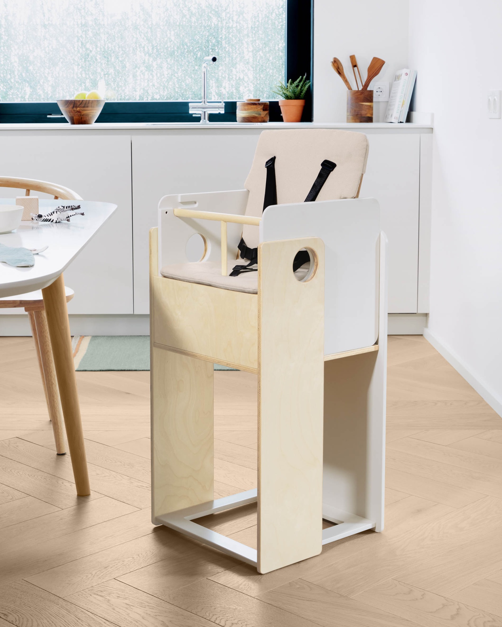 Подушка для стульчика Nuun с натуральной отделкой 100% органический хлопок (GOTS) La Forma (ex Julia Grup)