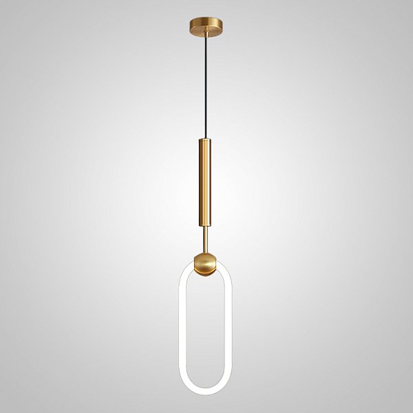 Подвесной светильник FINNUR B H30 Brass by ImperiumLoft