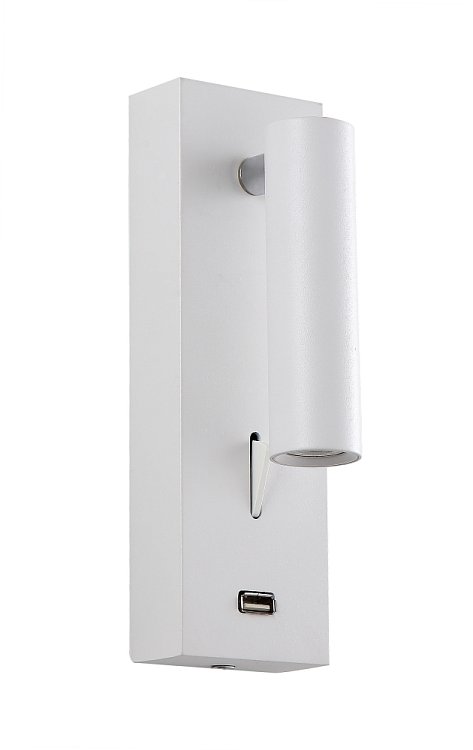 Бра Crystal Lux CLT 210W USB WH