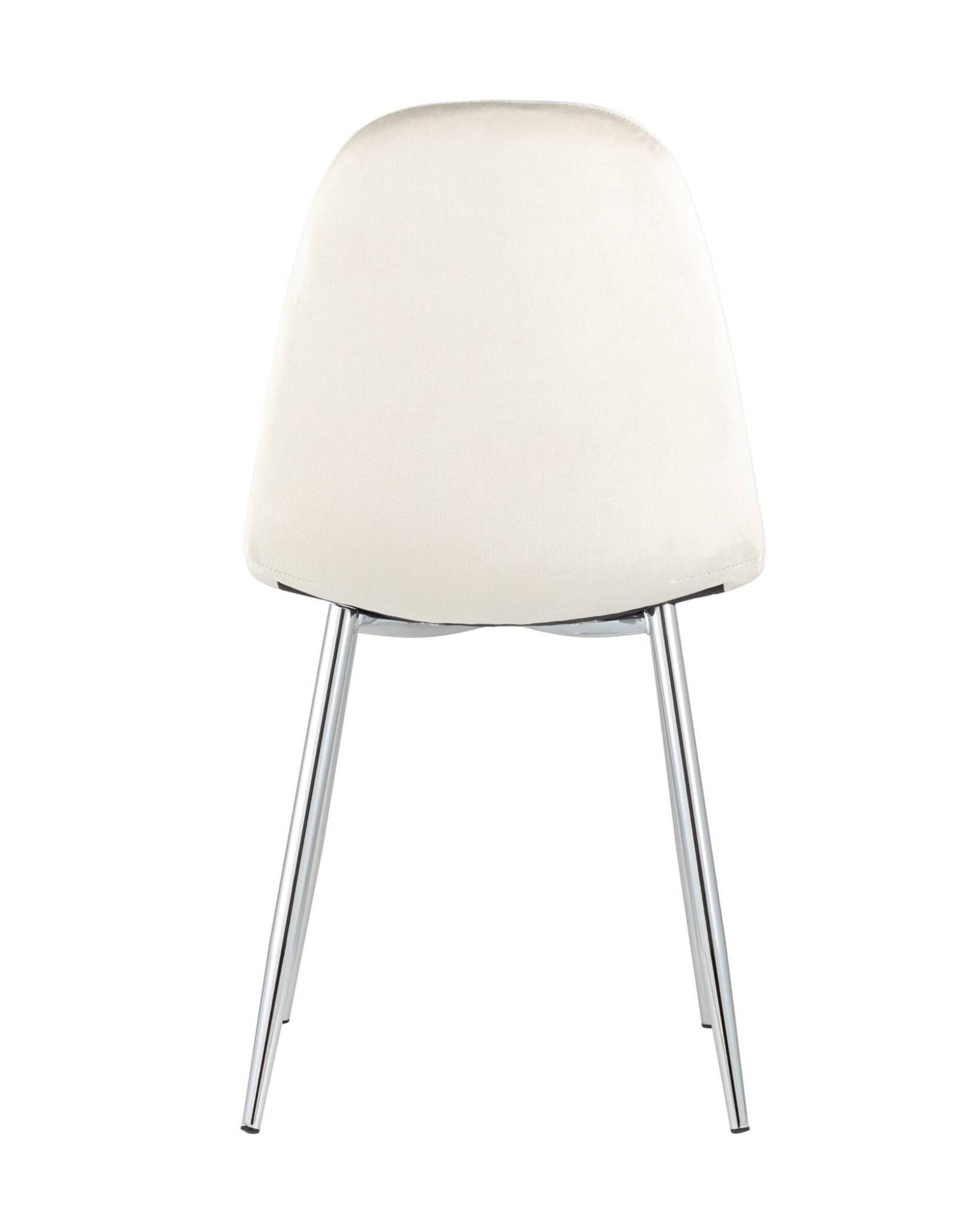 Стул Валенсия велюр кремовый хромированные ножки Stool Group