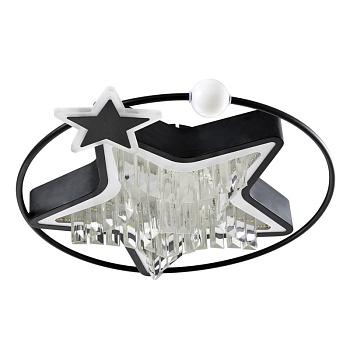 Накладной светильник LED4U L8025-450 BK