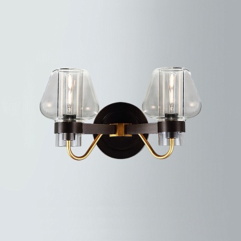 Бра MONTALEMBERT SCONCE L2 BY Studios Черный, Прозрачный by ImperiumLoft