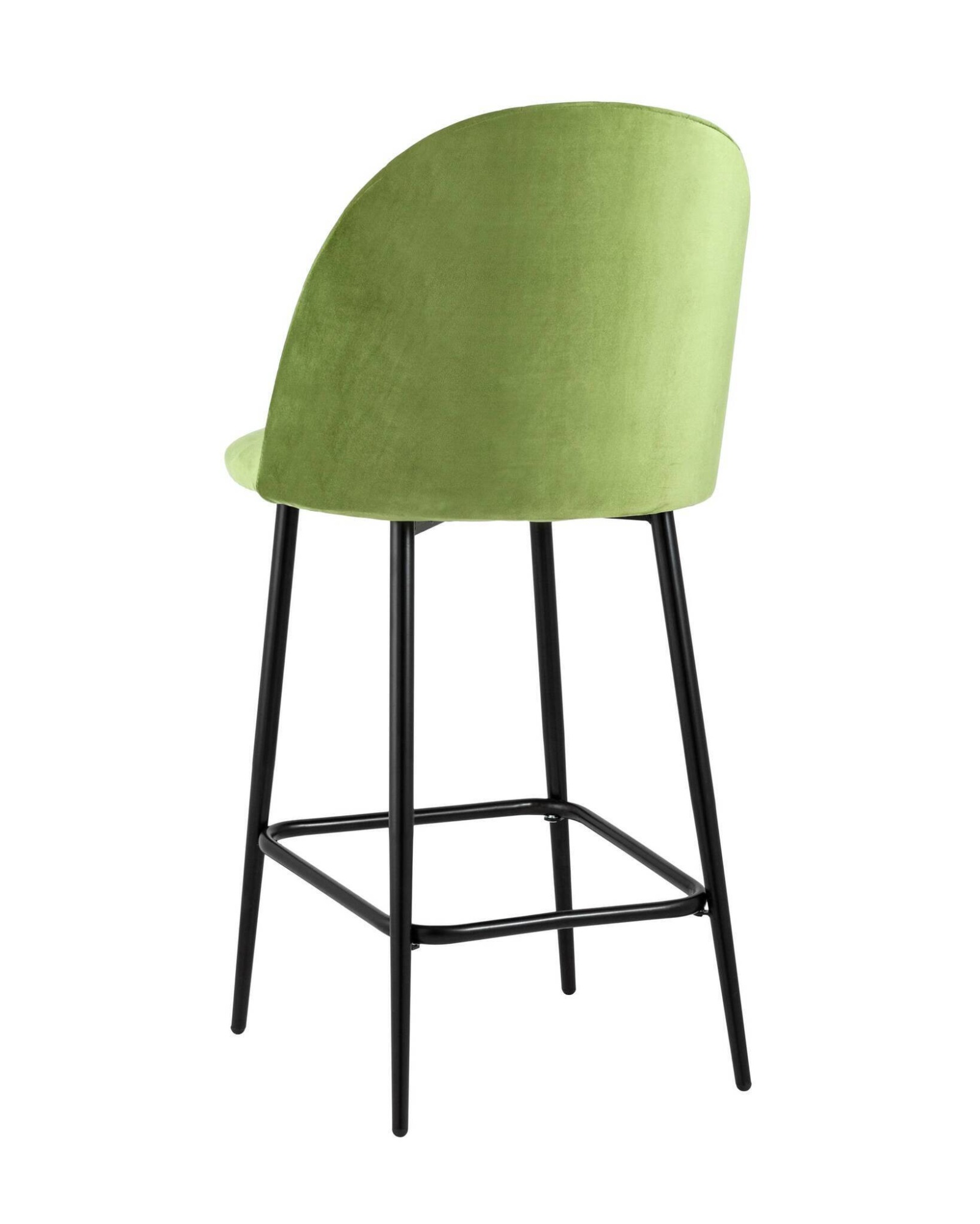 Стул полубарный Марсель велюр травяной Stool Group