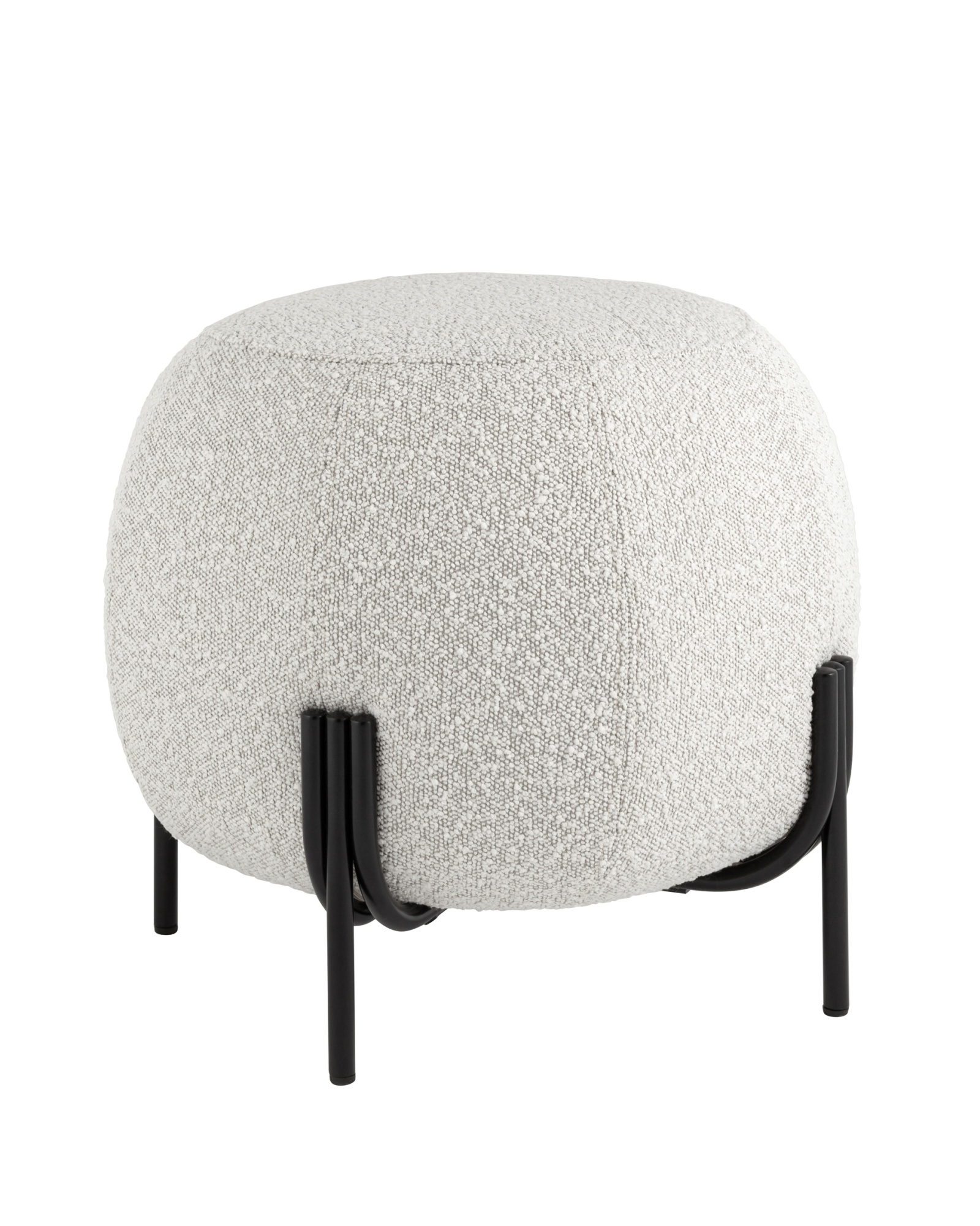 Пуф Флик букле молочный Stool Group