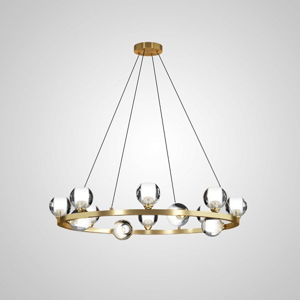 Подвесная люстра ILIANA CH D80 Brass by ImperiumLoft