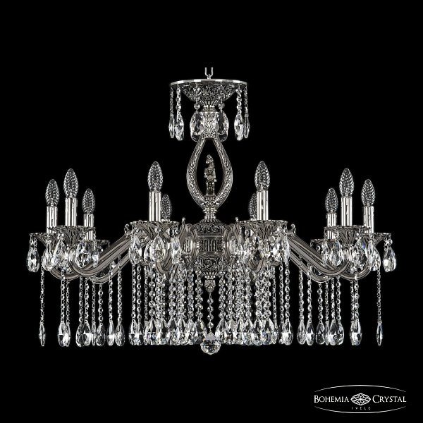Люстра бронзовая с хрусталём 72402/10/300 A NB FH1M