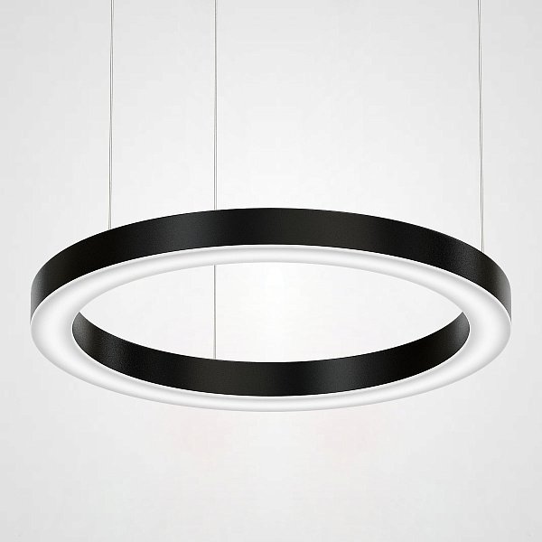 Люстра Light Ring Horizontal D60 Черный by ImperiumLoft