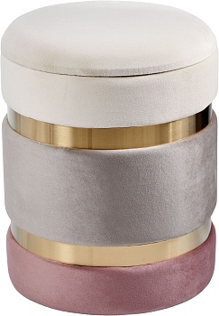 Пуф с крышкой Glasar 49-335M