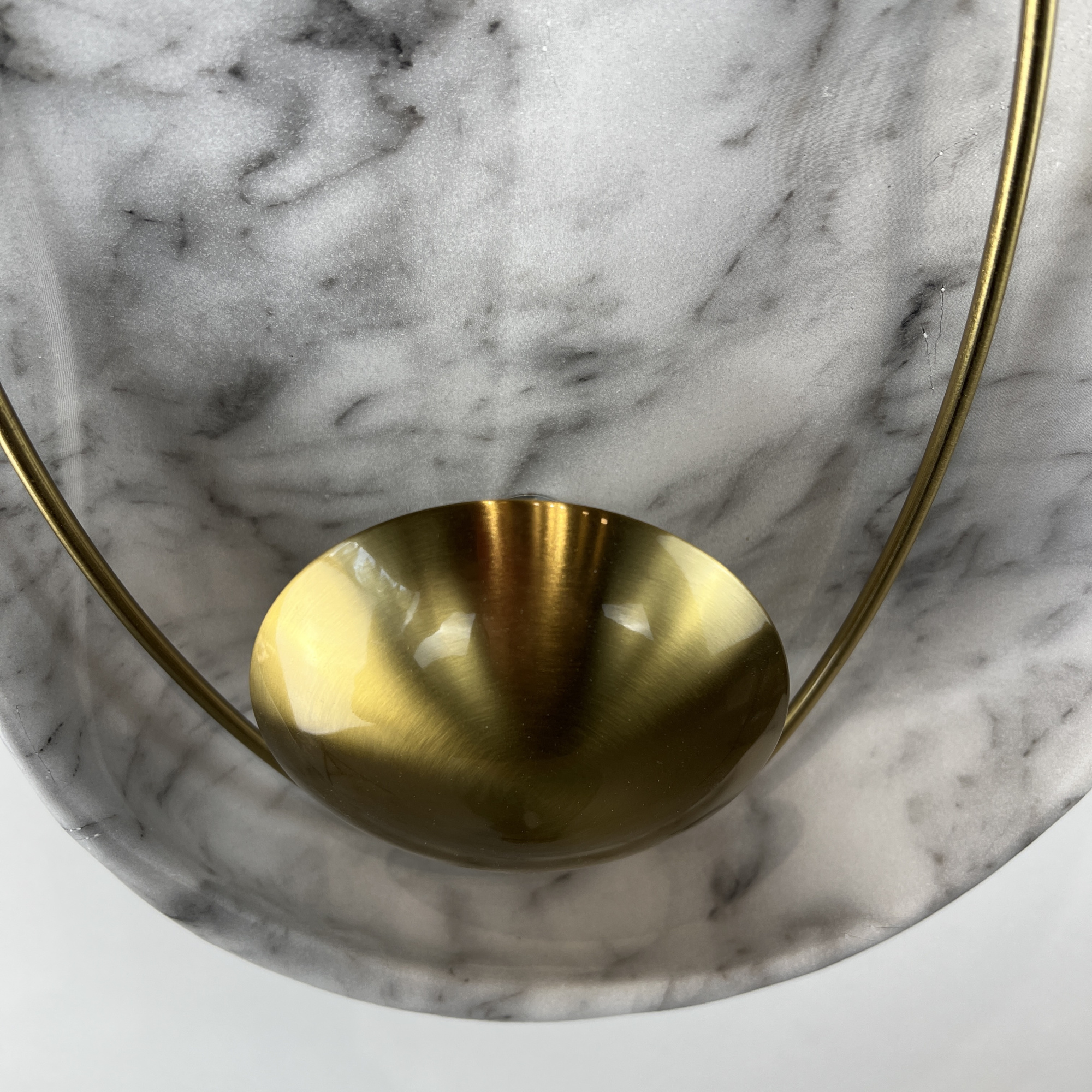 Настенный Светильник Clam Белый Мрамор By Imperiumloft