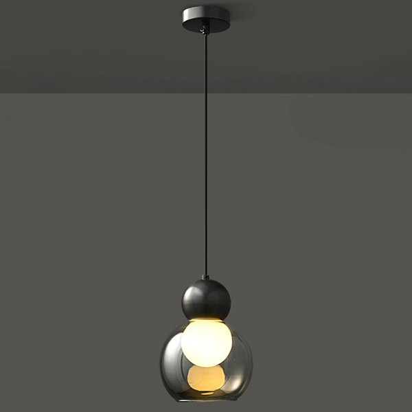 Подвесной светильник FANUEL D15 Black by ImperiumLoft