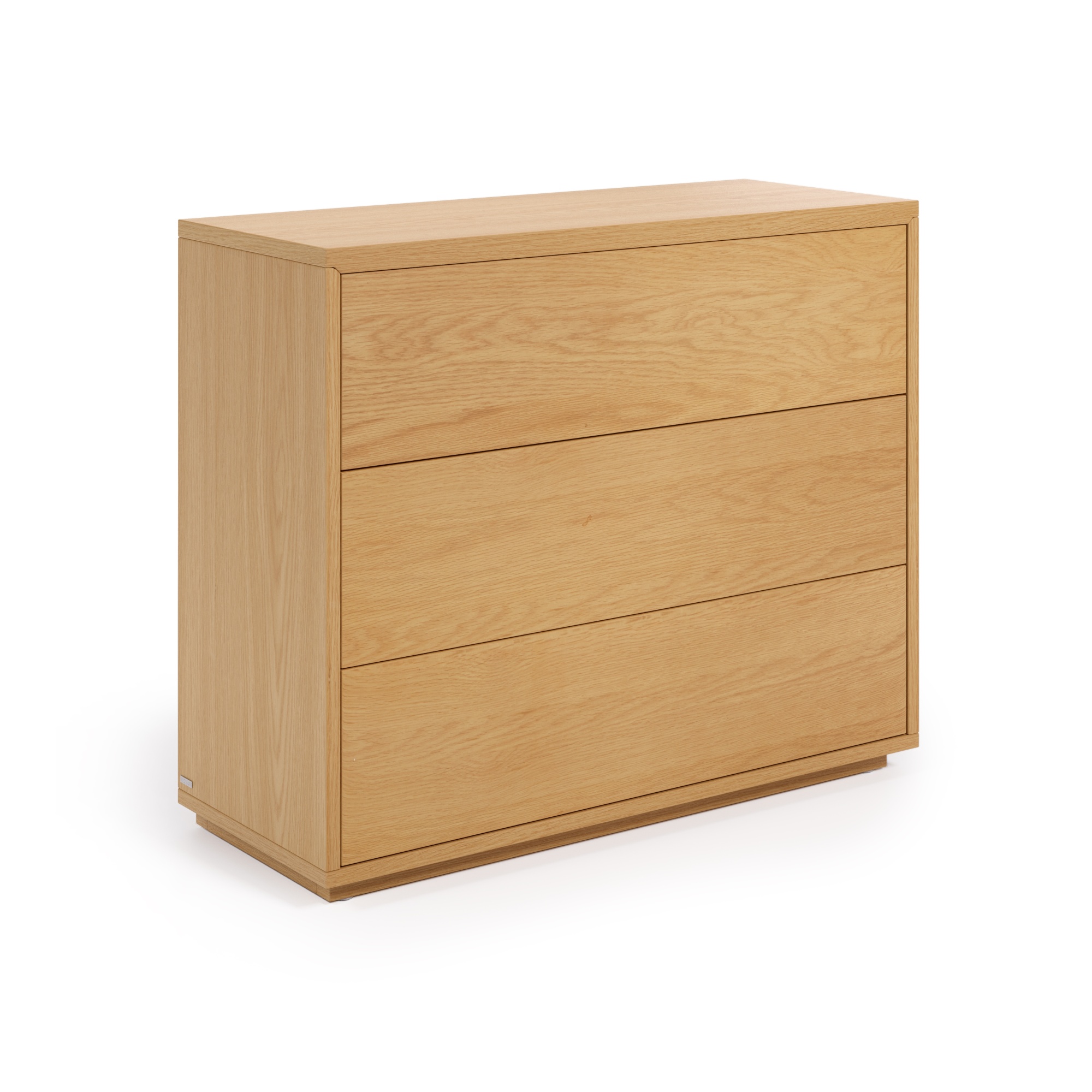 Abilen Комод из дубового шпона с 3 ящиками, 90 x 74,8 см La Forma (ex Julia Grup)