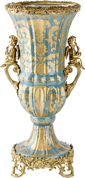 Ваза с ангелами Glasar 31G2077/A1202HC/NB4199