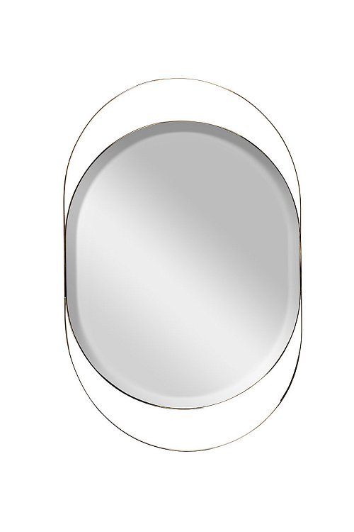 Зеркало в металлической раме (золото) Garda Decor KFG097