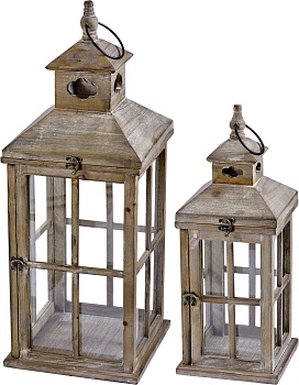 Подсвечники-фонари, набор Glasar 57-306