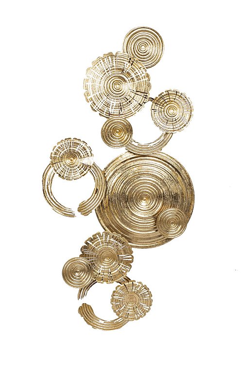 Панно декоративное "Золотые круги" Garda Decor 37SM-0642