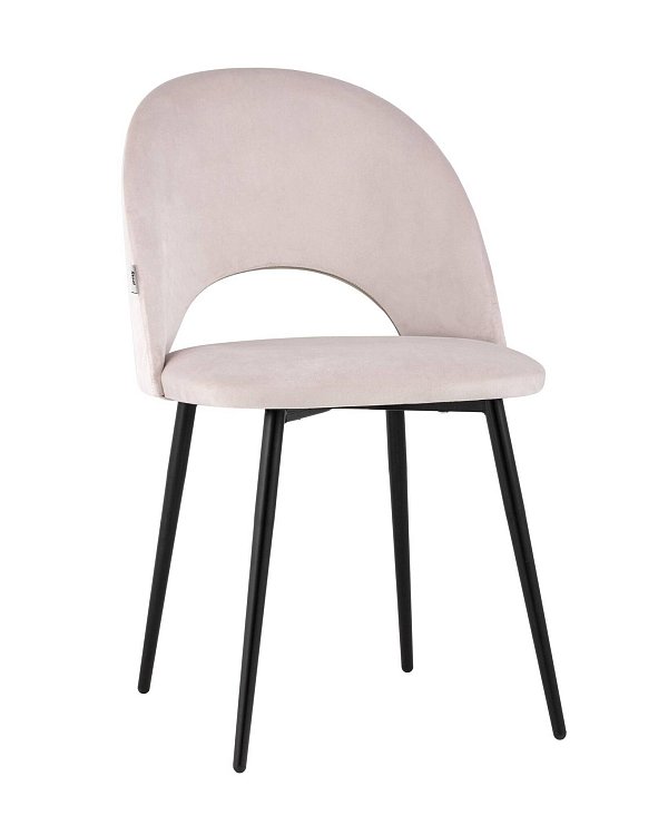 Стул Меган велюр светло-розовый Stool Group