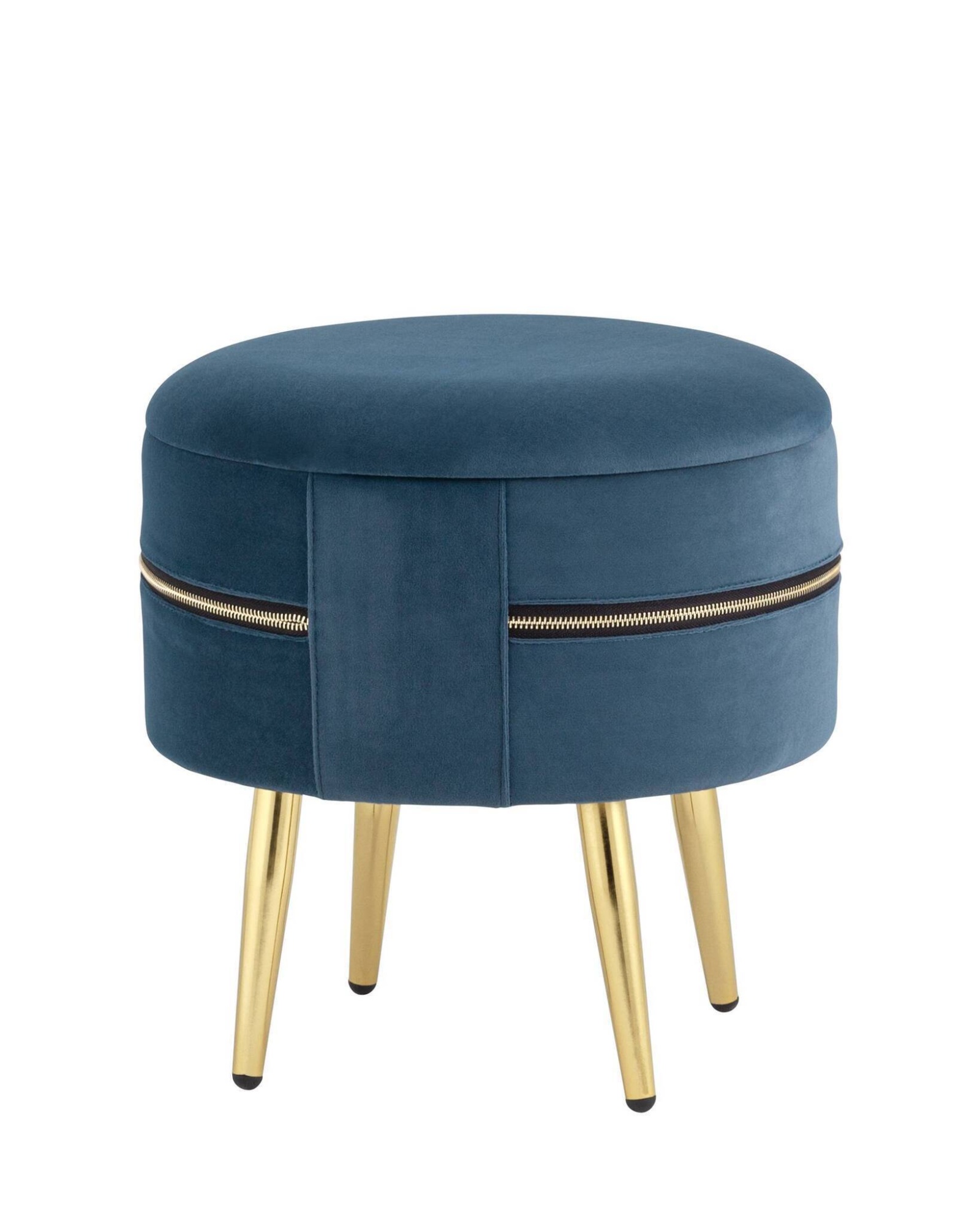 Пуф Тильда велюр сине-зеленый Stool Group
