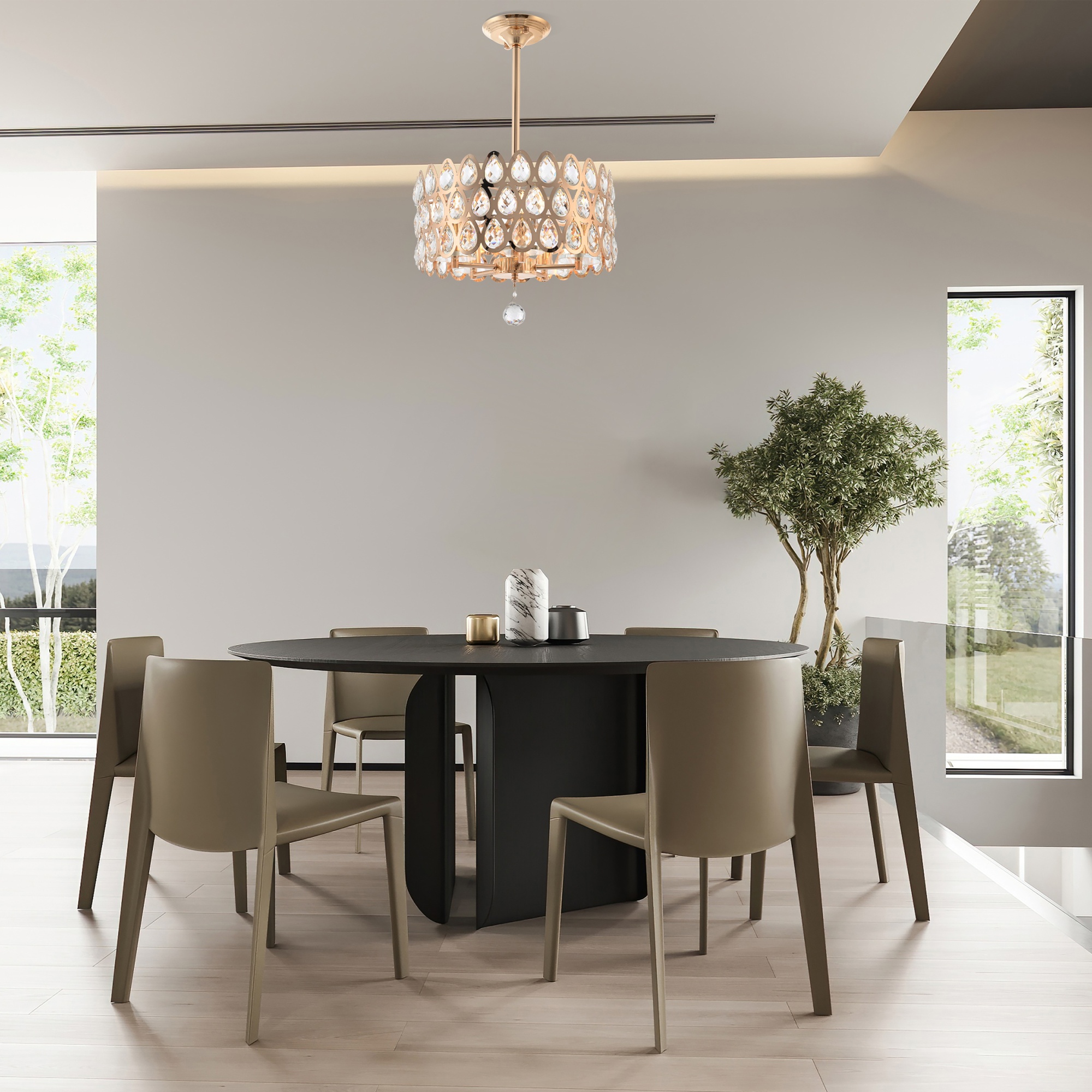 Люстра 371019/5/300/390 GD Arte Milano