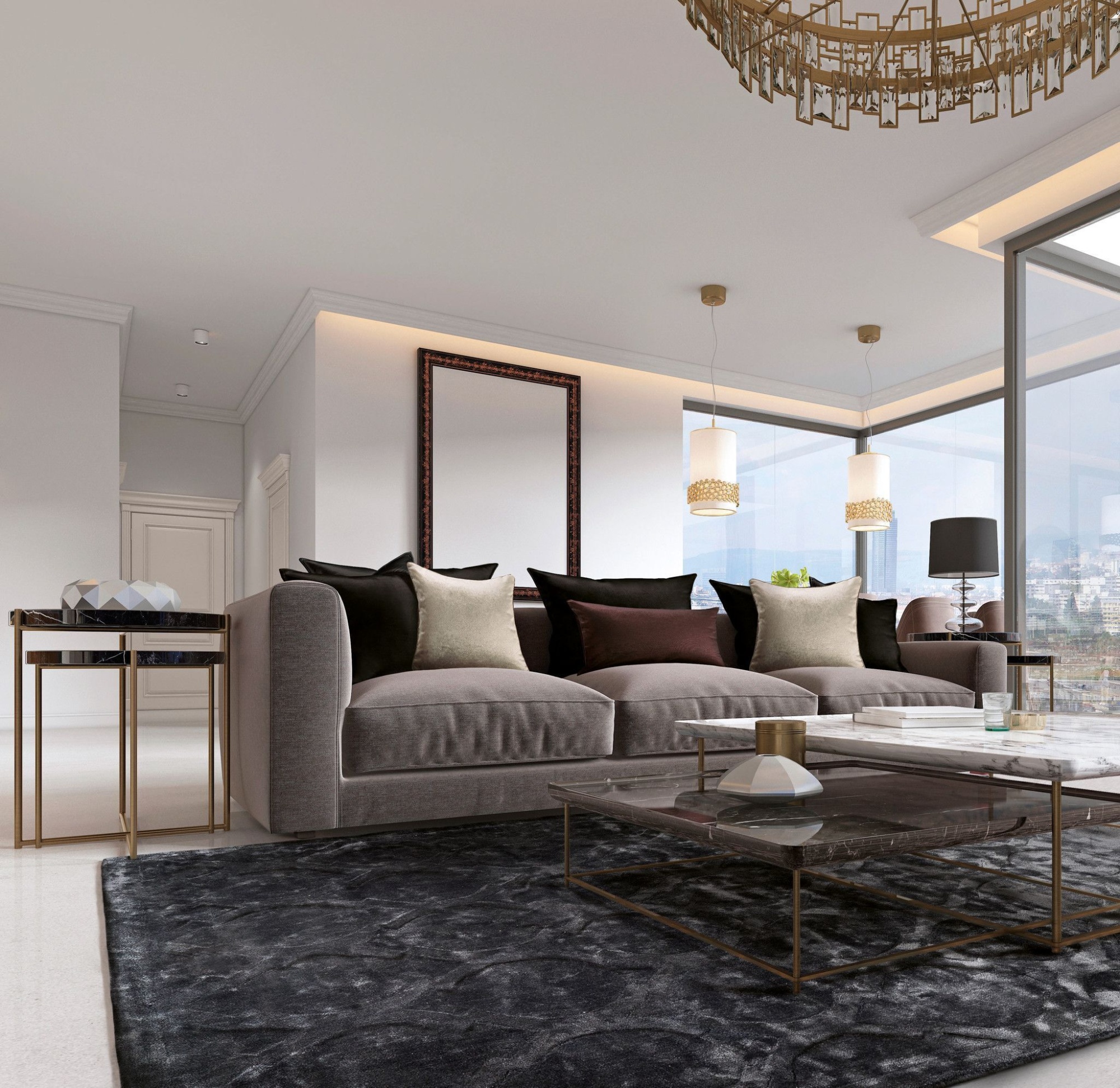 Ковер Carpet Decor TANGER Anthracite  C1222