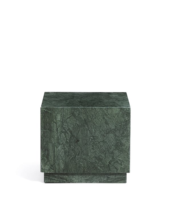 Приставной столик Sorein из зеленого мрамора 40 x 40 см La Forma 451193