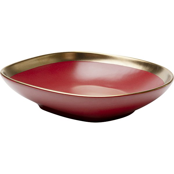 Тарелка Deep Vibrations Red Ø19cm KARE 58153