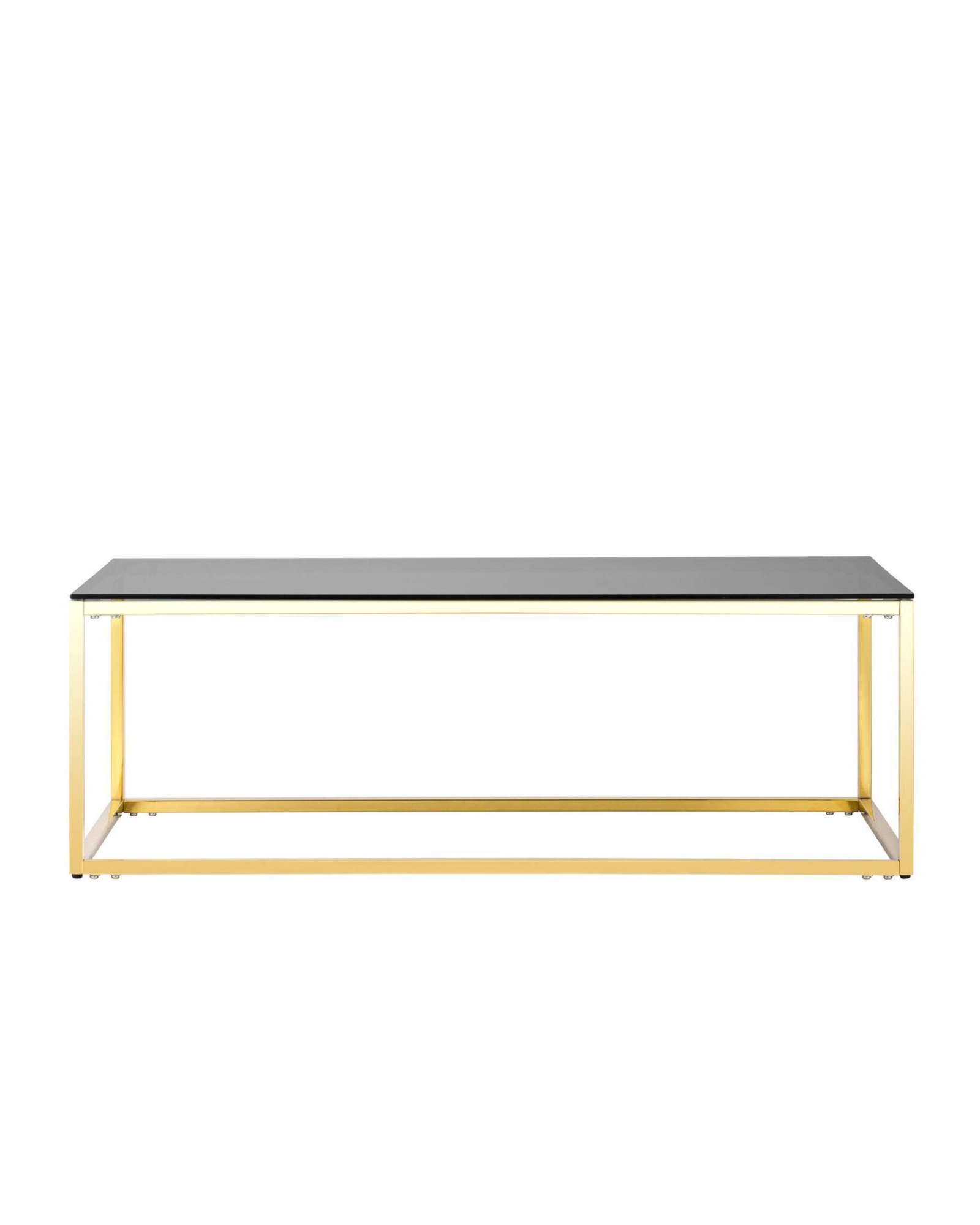 Журнальный стол 120*60 ТАУН золото стекло smoke Stool Group