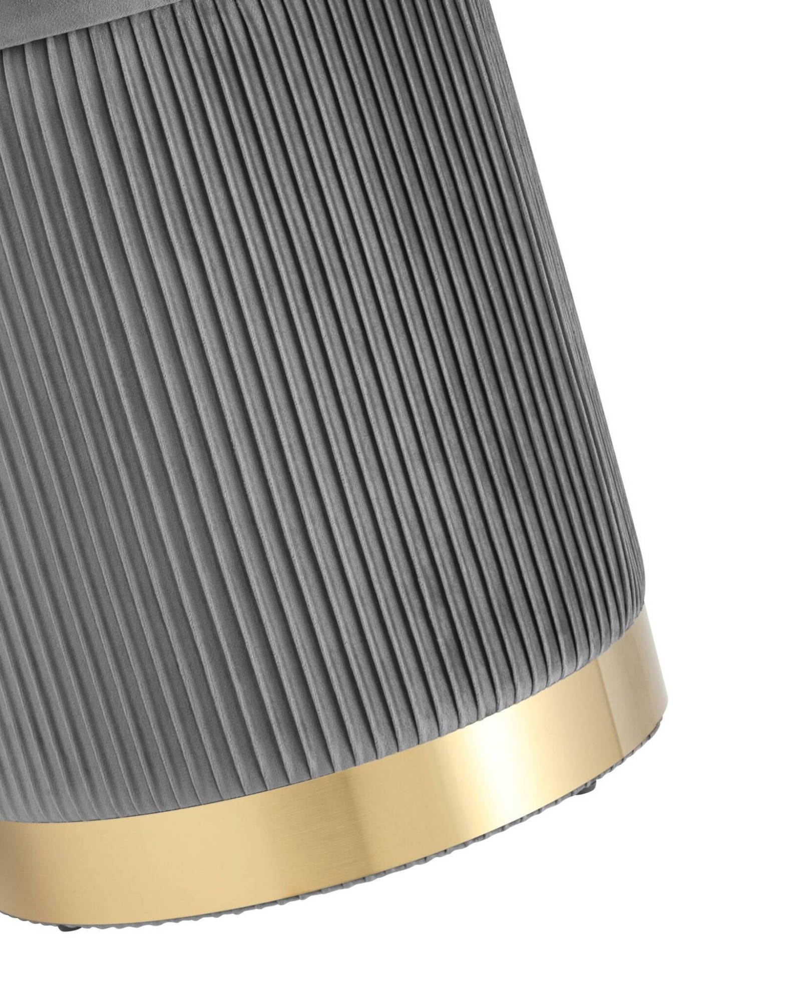 Пуф Шарлотта с ящиком велюр серый Stool Group