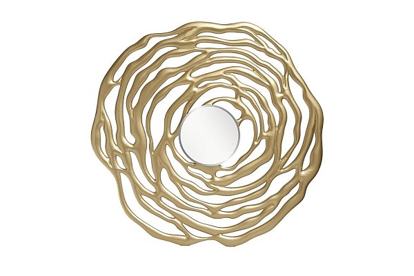 Зеркало декоративное "Роза" золотое Garda Decor 19-OA-6307