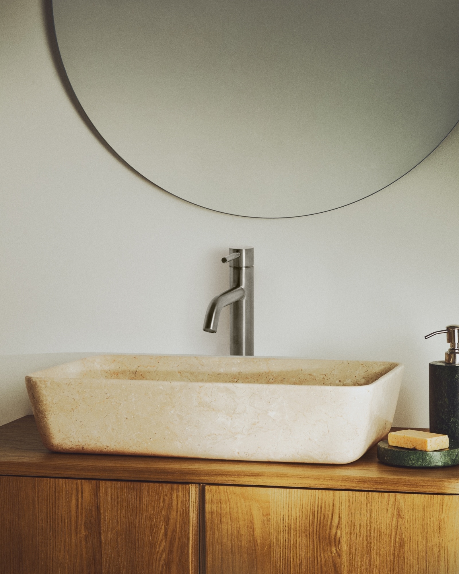 Раковина Darnen из бежевого мрамора 40 x 40 см La Forma (ex Julia Grup)