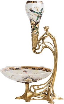 Блюдо с вазой Glasar C497C/HX1447