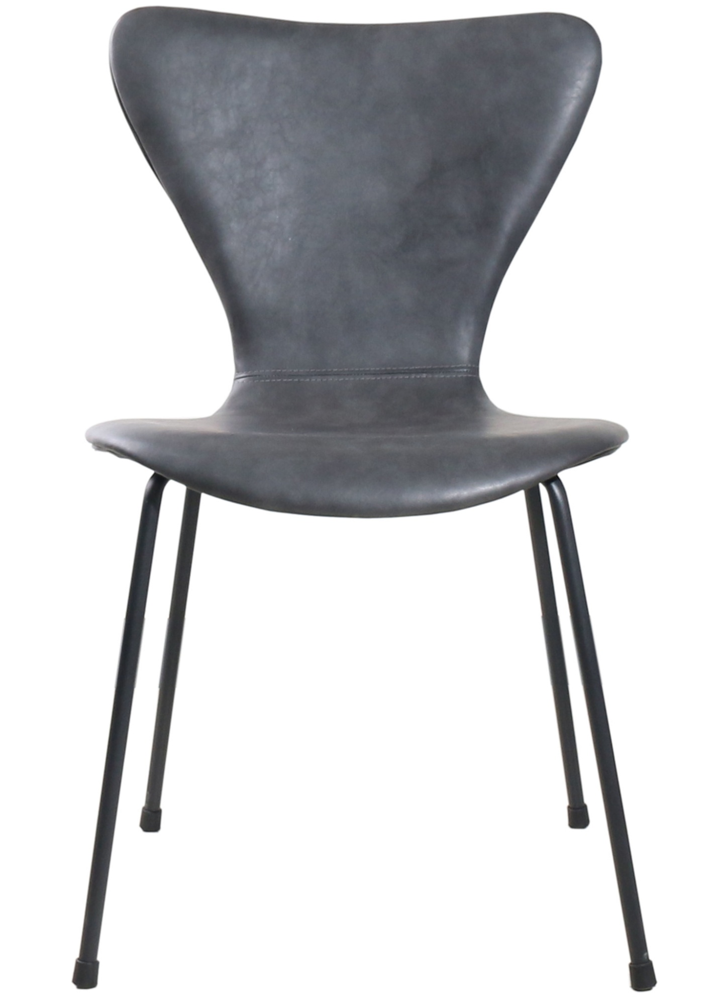 Стул Seven Leather серый Bradex Home FR 0457