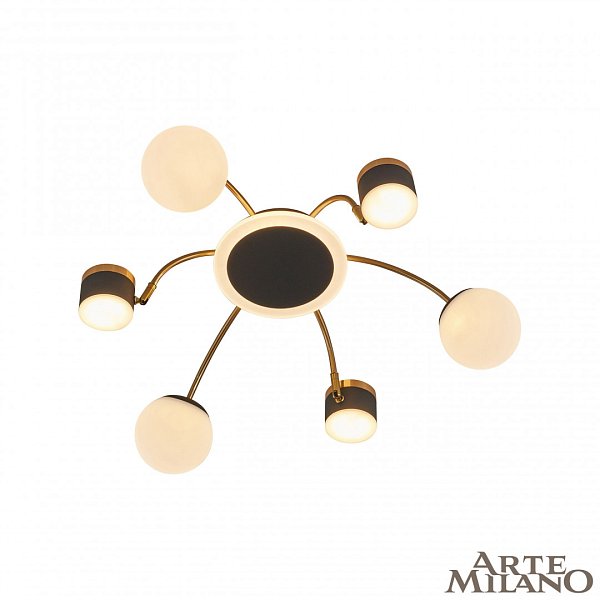 Люстра светодиодная 272040/6 BK/GD Arte Milano