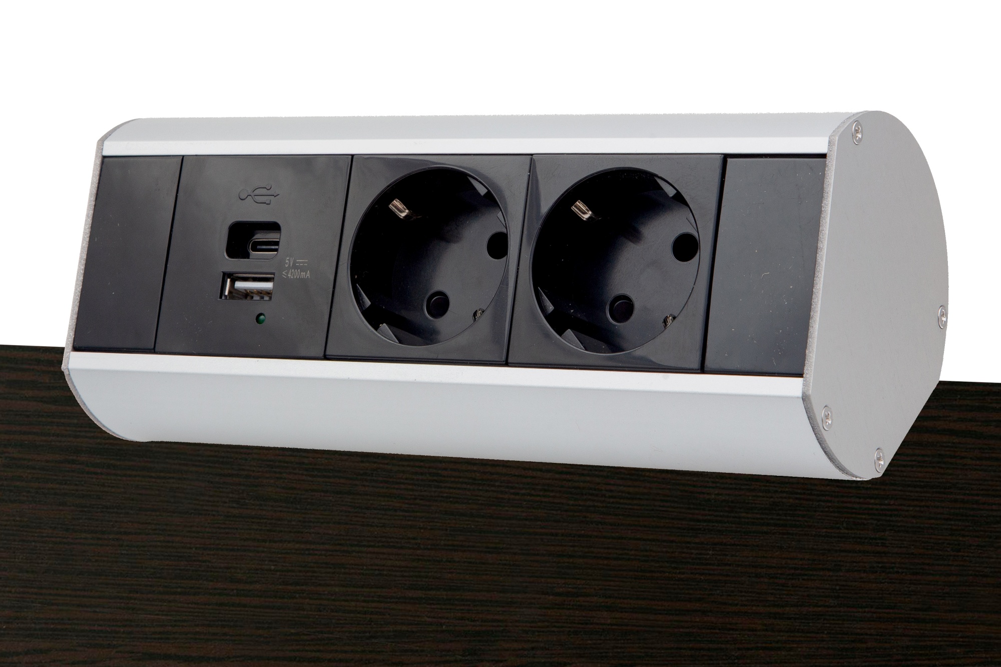 Настольный розеточный блок  сборе: х Donolux DDSBC6O-2PSANU2ANC