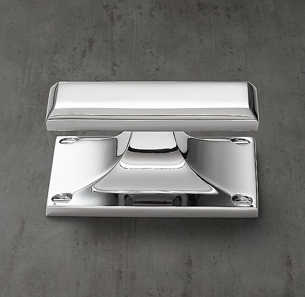 Ручка-кнопка Restoration Hardware Marais Small Polished Chrome