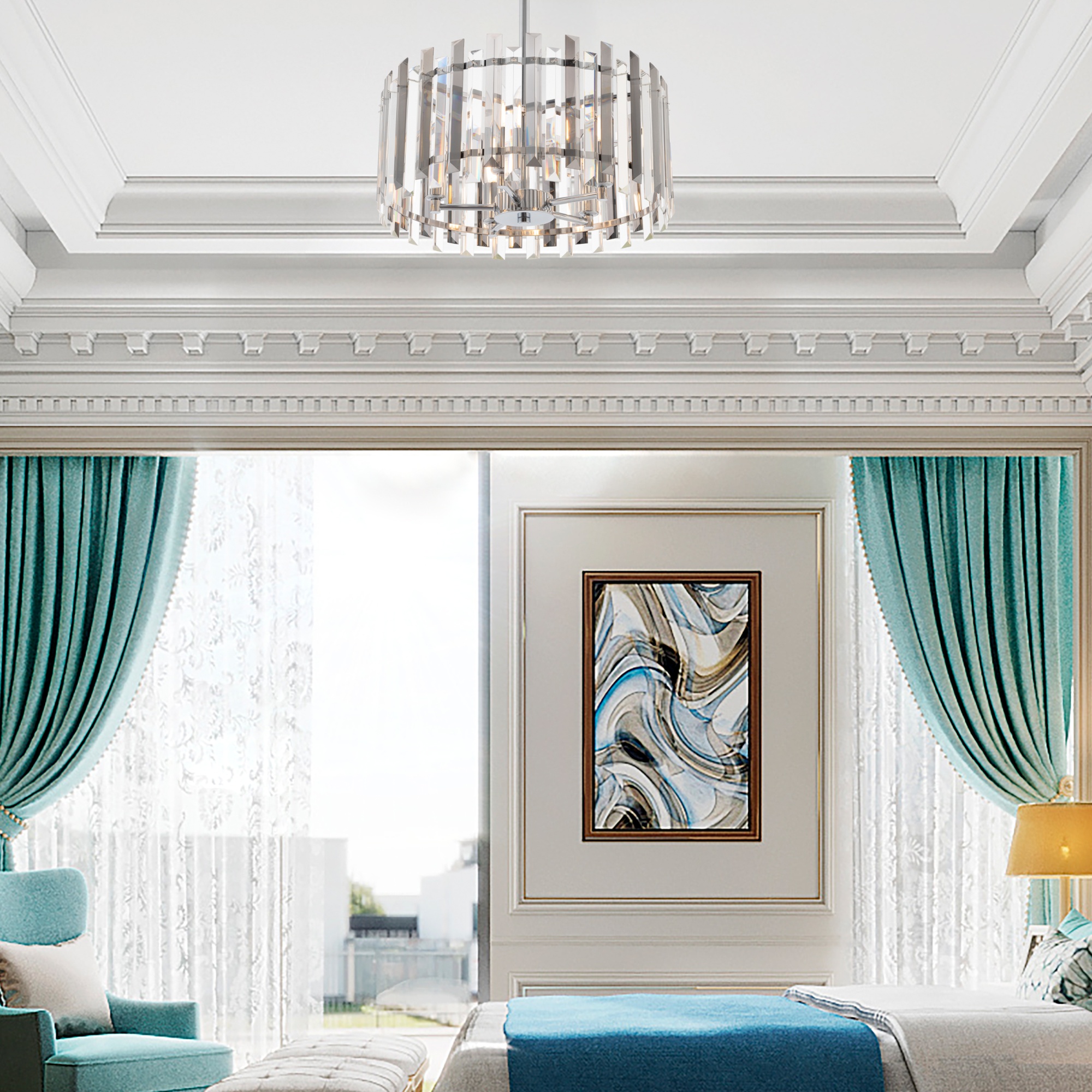 Люстра 375209/5/350/390 CR Arte Milano