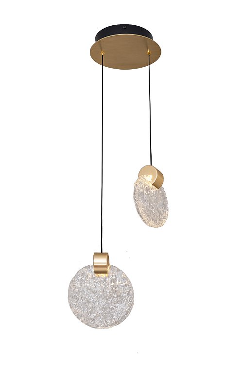 Светильник подвесной Rondo металл золото d20 Garda Decor 162FL-61501